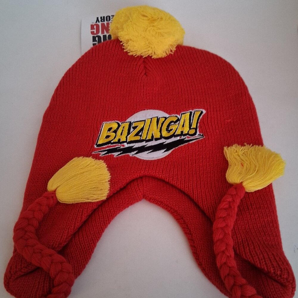 BAZINGA Theory Laplander - Big Bang Theory Bazinga Laplander Hat NEW WITH TAGS